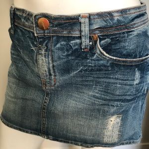 Marciano Mini Denim Skirt